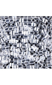 Miyuki delica beads 8/0 - Crystal luster DBL-50